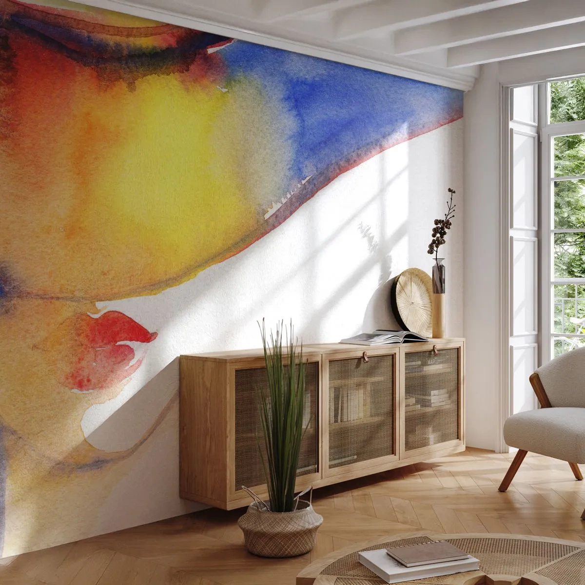 Fototapeta Standard Eco - Portrét dámy    - Abstrakce, Žena, Čepice - 400x280 cm