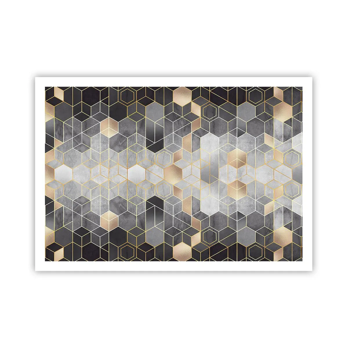 Plakát - Diamantová kompozice - 100x70 cm