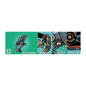 Vzor Fototapety Premium Sand - Nad podstatou bytí - Abstrakce, Inteligentní robot, Pro děti - 100x30 cm