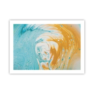 Plakát - Pastelový vír - 70x50 cm