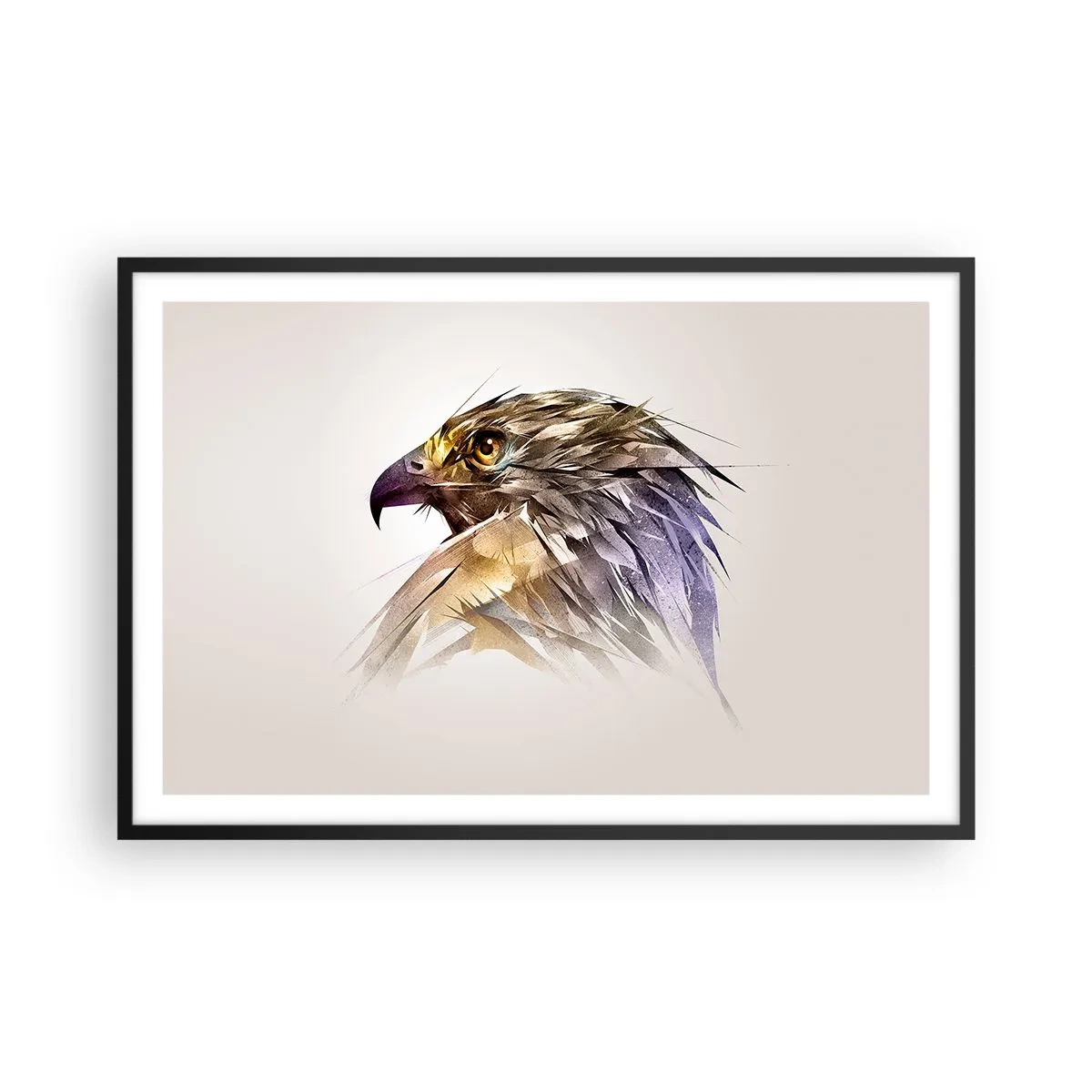 Plakát v černém rámu - Portrét bojovníka - 91x61 cm