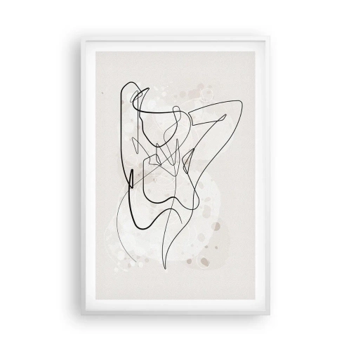 Plakát v bílém rámu - Umění svádění - 61x91 cm