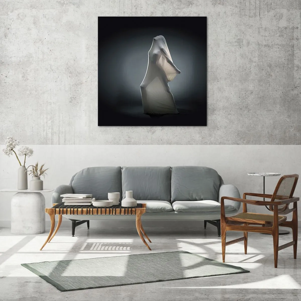 Obraz na skle - Skryté touhy - 50x50 cm