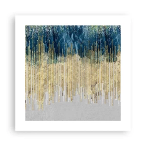 Plakát - Zlacená hranice - 40x40 cm