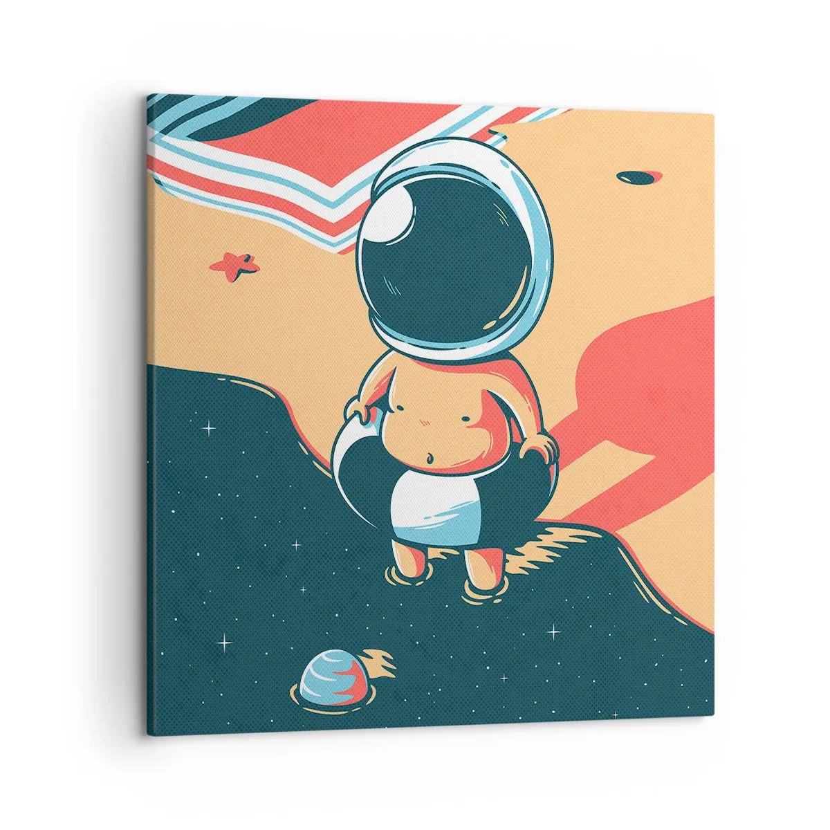 Obraz na plátně - Z jiné perspektivy - 50x50 cm