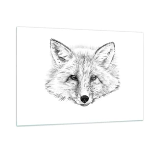 Obraz na skle - Mohou tyto oči lhát? - 120x80 cm