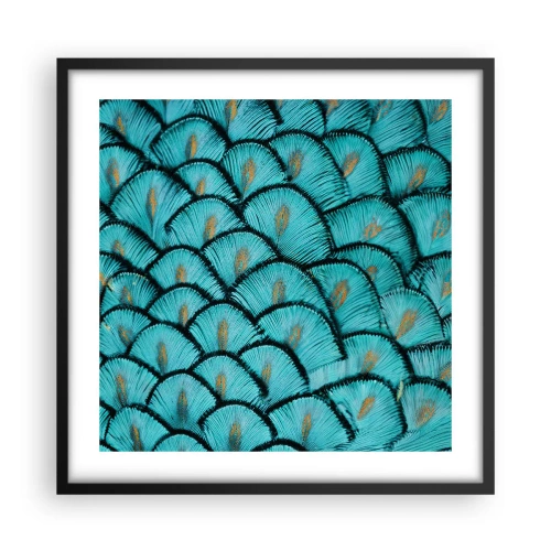 Plakát v černém rámu - Velká slavnost peří - 50x50 cm