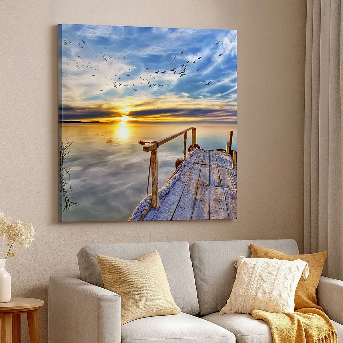 Obraz na plátně - Vítr jde odpočívat - 30x30 cm