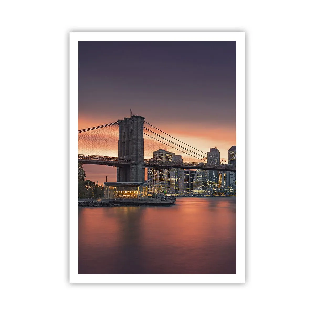 Plakát - Ponořené do liliového ticha - 70x100 cm