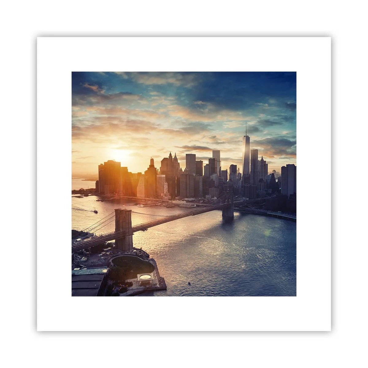 Plakát - Pomník kultury Západu - 30x30 cm