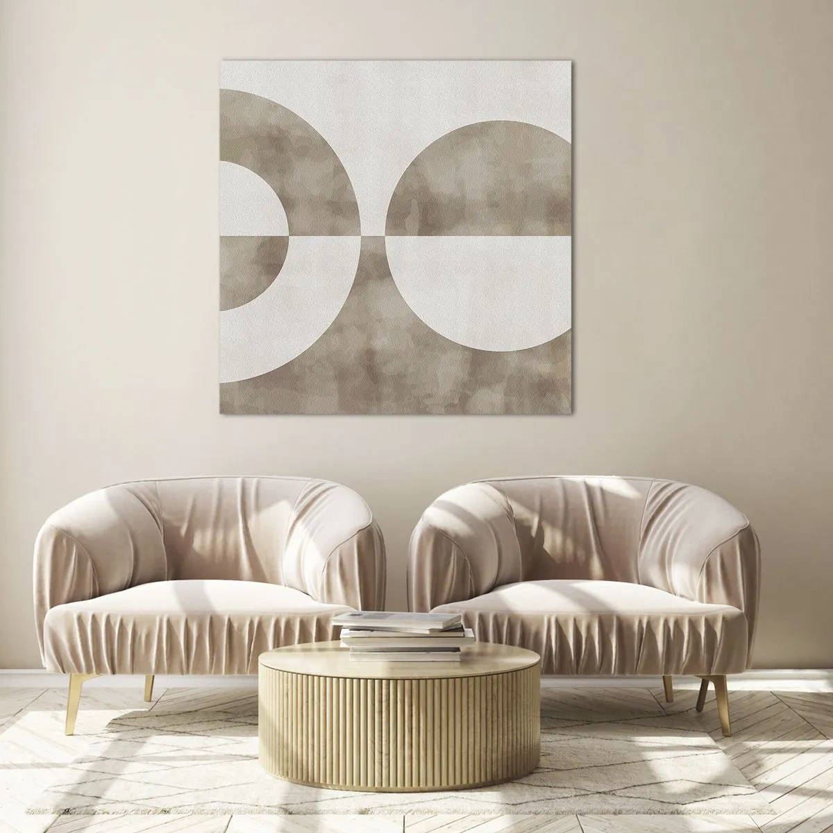 Obraz na skle - Podobnosti a rozdíly - 60x60 cm