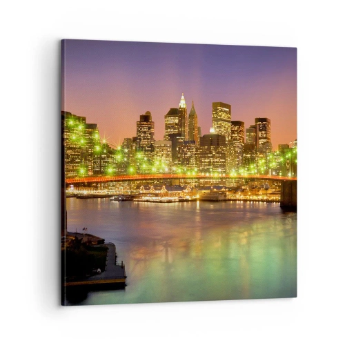 Obraz na plátně - Zde světlo nikdy nezhasne - 60x60 cm