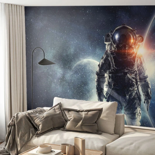 Fototapeta Samolepicí Deluxe Sticker - Vesmírné dobrodružství - Kosmos, Astronaut, hvězdy - 450x315 cm