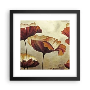 Plakát v černém rámu - Lán louky - 30x30 cm