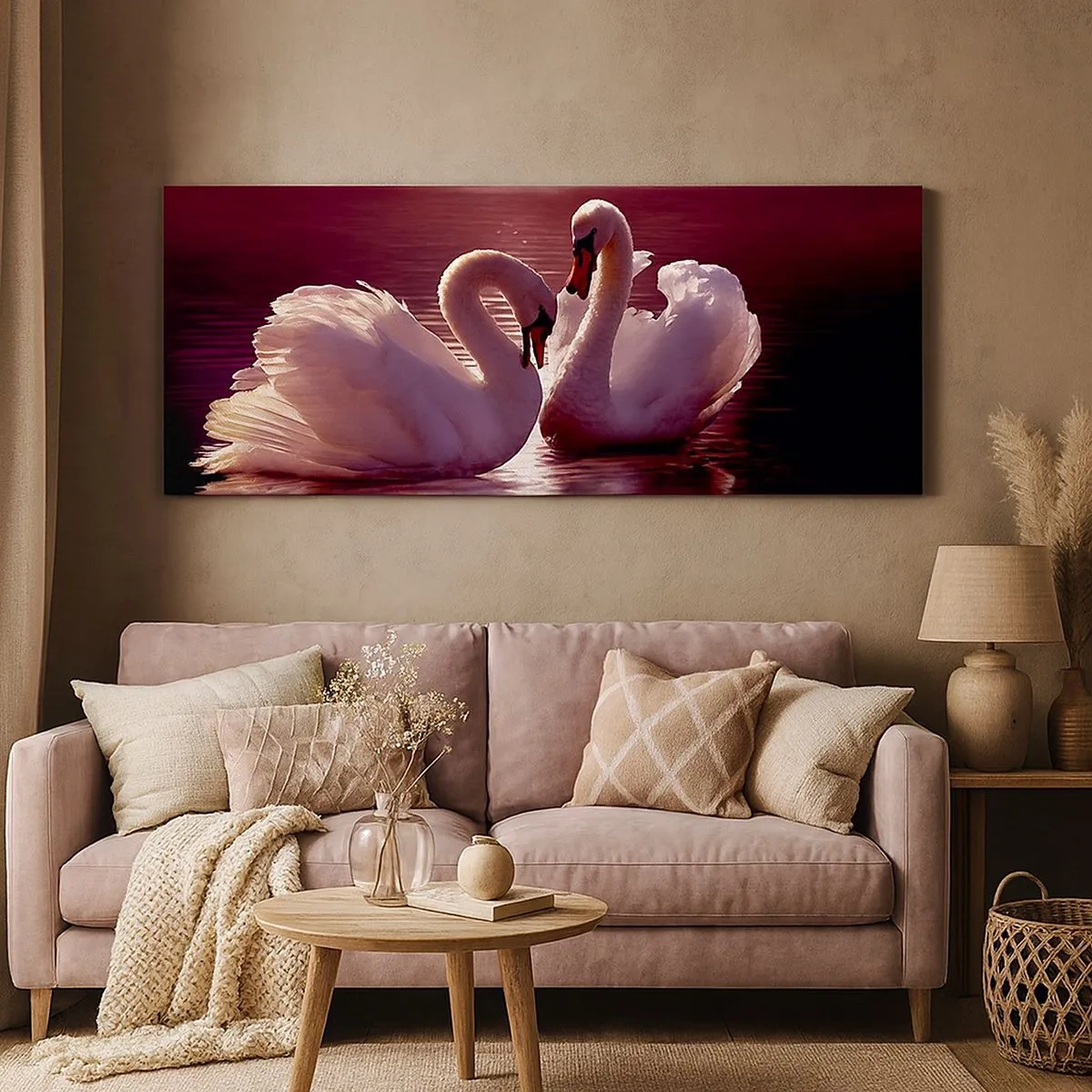 Obraz na plátně - Dokud nás smrt nerozdělí - 100x40 cm