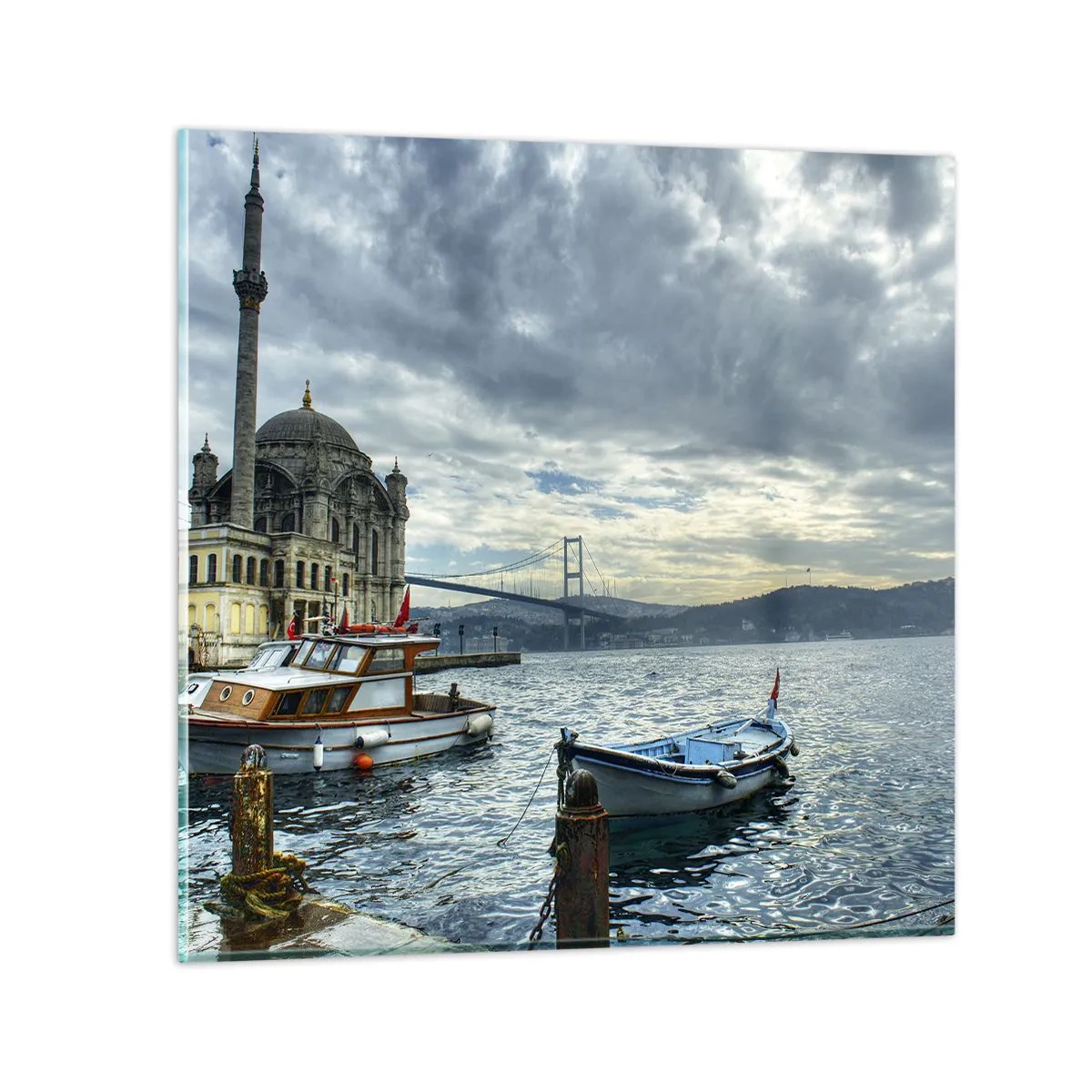 Obraz na skle - Na rozmezí světů - 50x50 cm