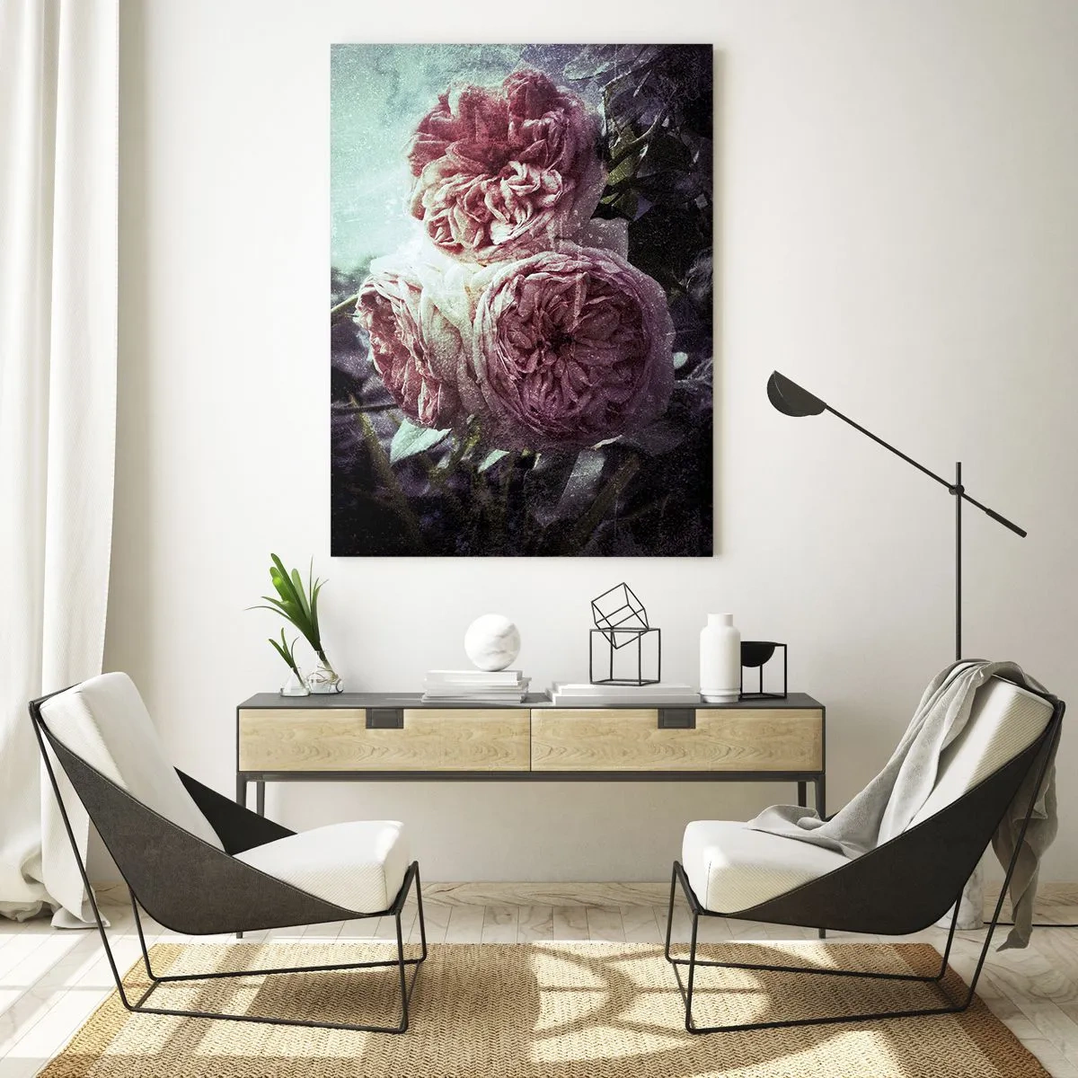 Obraz na skle - V romantické atmosféře - 50x70 cm