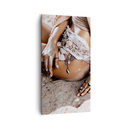 Obraz na plátně - Vyplavena na břeh? - 55x100 cm