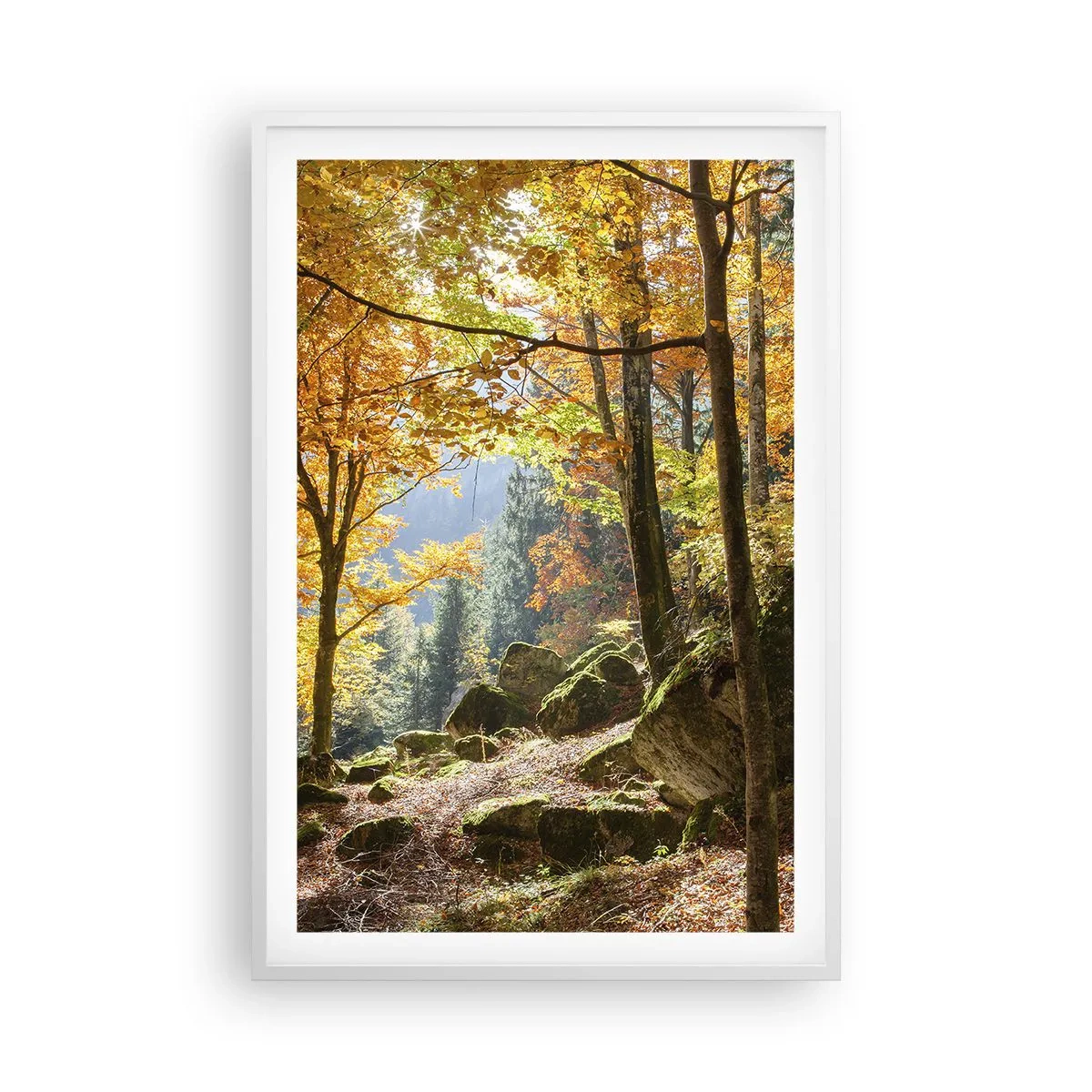 Plakát v bílém rámu - Čas na odpočinek - 61x91 cm