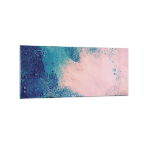 Obraz na skle - Modrá objetí - 120x50 cm