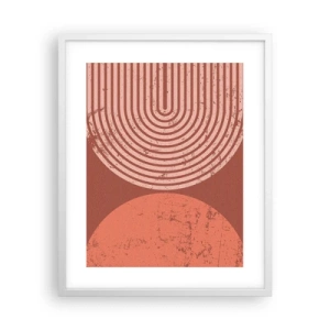 Plakát v bílém rámu - Blízký vztah - 40x50 cm