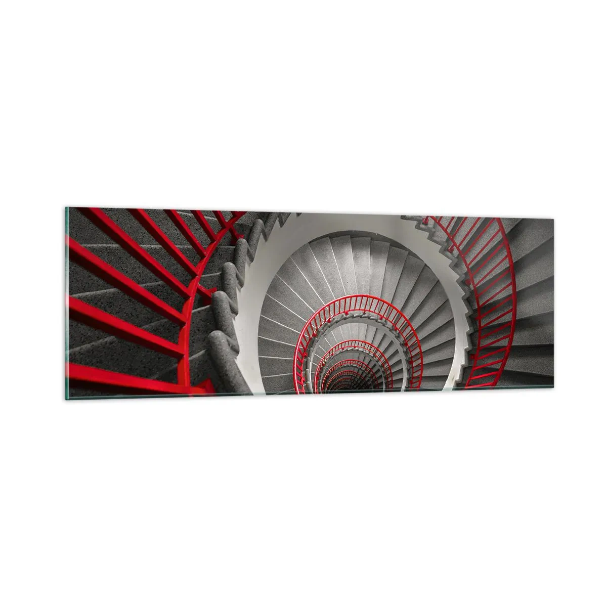 Obraz na skle - Architektonické hry - 90x30 cm