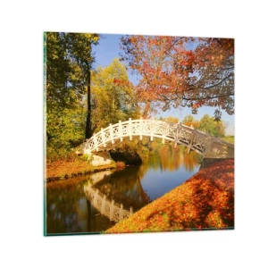 Obraz na skle - Na bílém můstku vzdechů - 70x70 cm