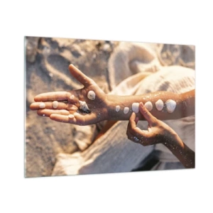 Obraz na skle - Krása na dosah - 100x70 cm