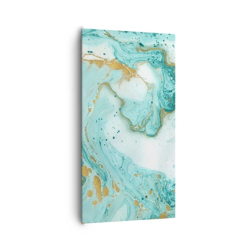 Obraz na plátně - Pod velkou vlnou z epochy Edo - 65x120 cm
