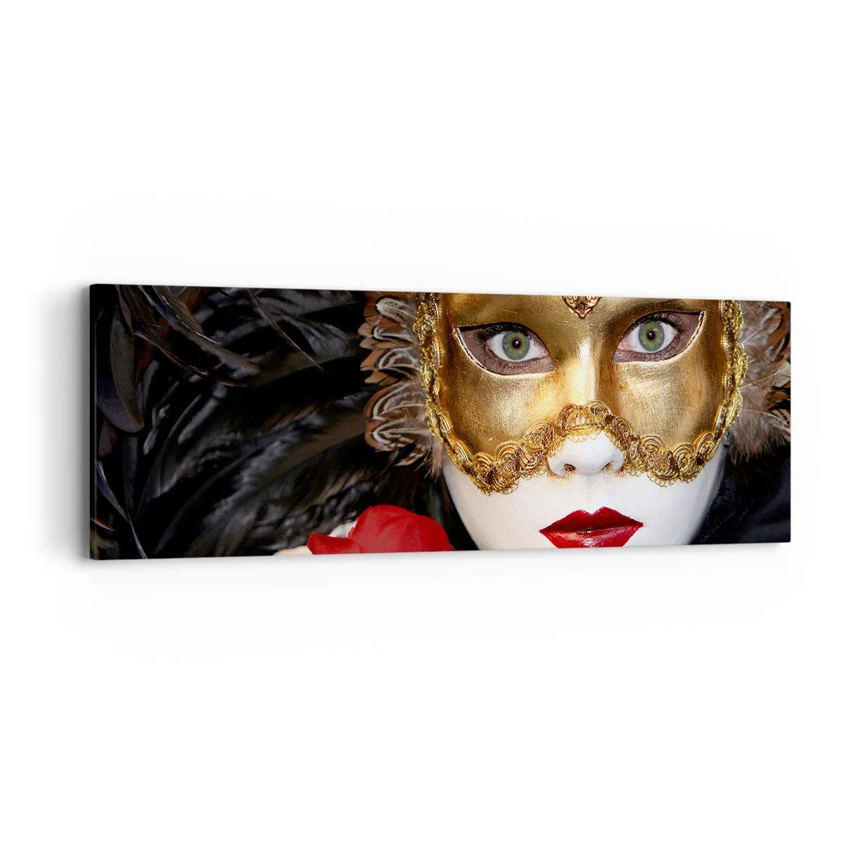 Obraz na plátně - Protože život je velký bál - 90x30 cm