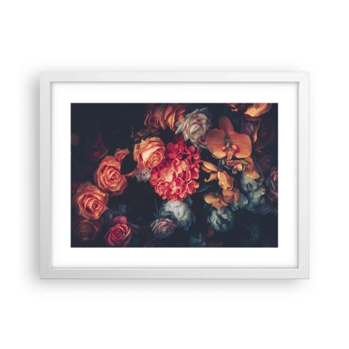 Plakát v bílém rámu - Jako u holandských mistrů - 40x30 cm