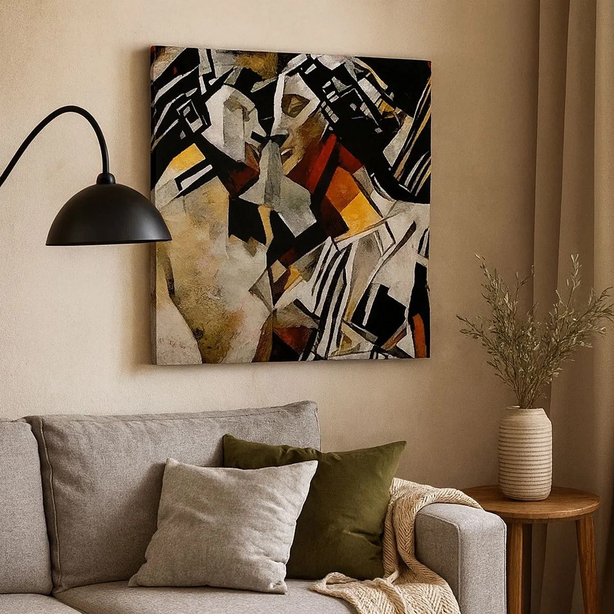 Obraz na plátně - Sošný polibek - 30x30 cm