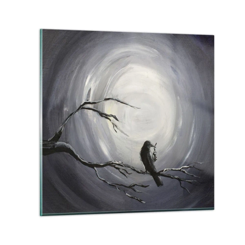 Obraz na skle - Klíč k tajemství noci - 60x60 cm