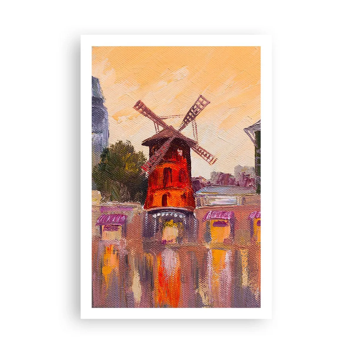 Plakát - Pařížské ikony – Moulin Rouge - 61x91 cm