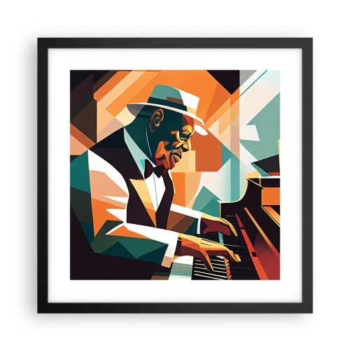Plakát v černém rámu - Celý tento jazz - 40x40 cm