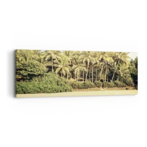 Obraz na plátně - Co třeba tady? - 90x30 cm