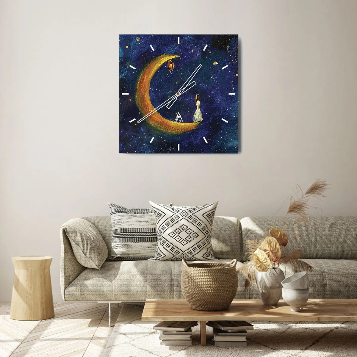 Nástěnné hodiny - Volání světa - 40x40 cm