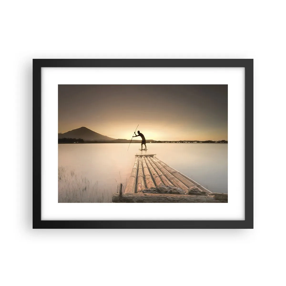 Plakát v černém rámu - Před odpočinkem - 40x30 cm