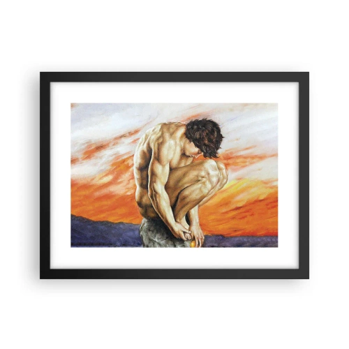 Plakát v černém rámu - Ponořen do sebe - 40x30 cm