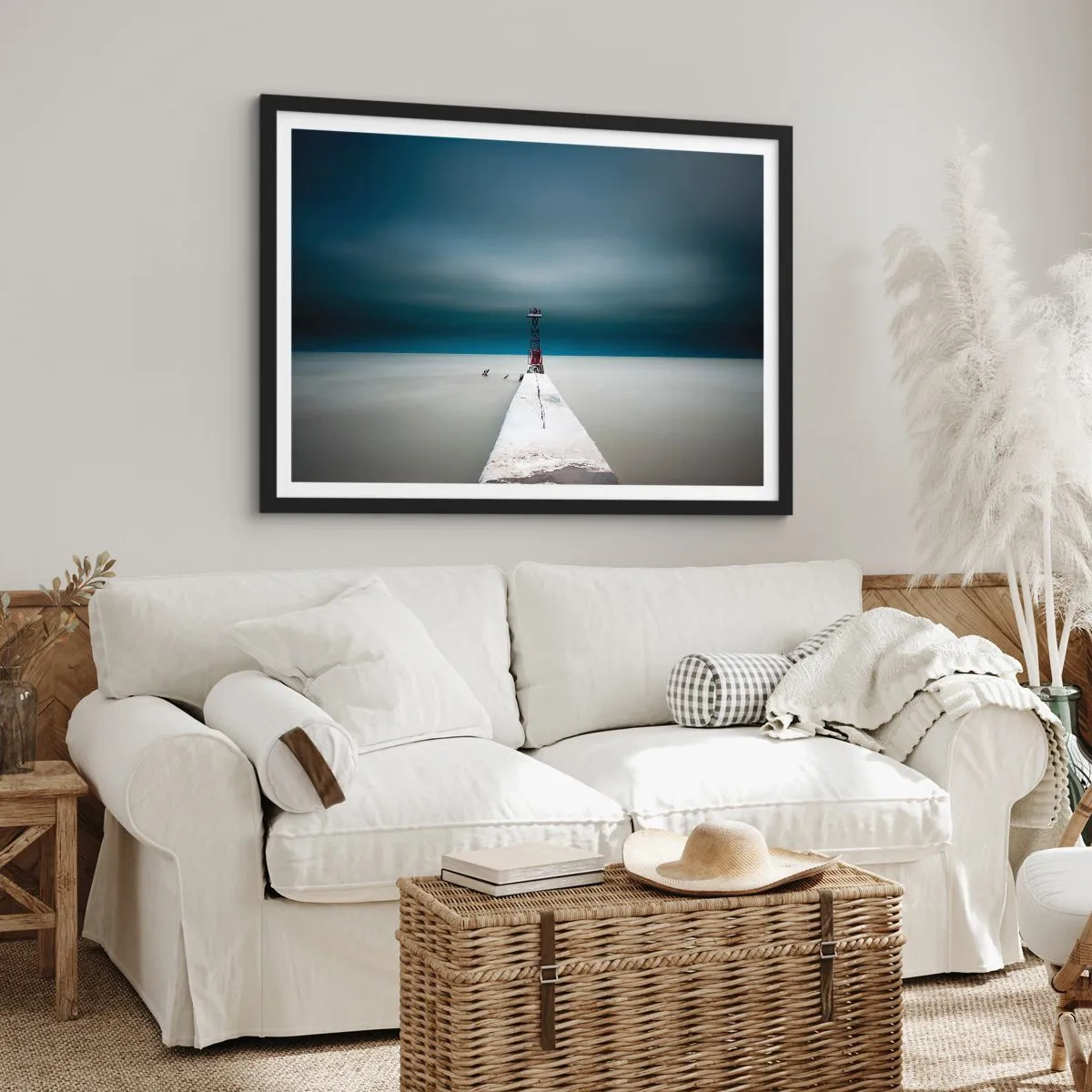 Plakát v černém rámu - Setkat se s nekonečnem - 70x50 cm