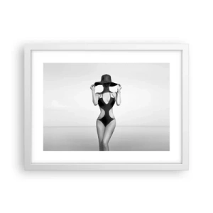 Plakát v bílém rámu - Jmenuji se: Elegance - 40x30 cm
