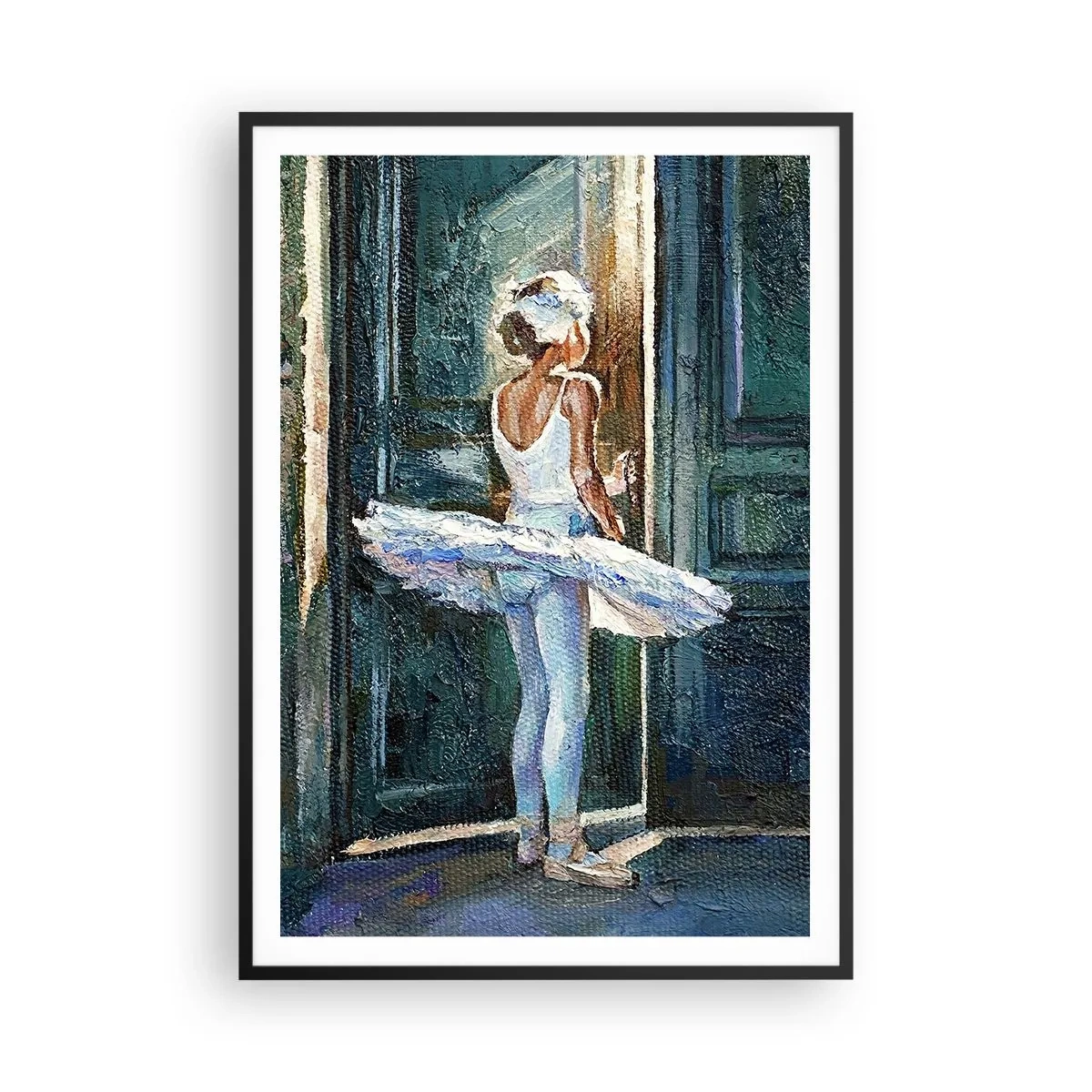 Plakát v černém rámu - Před představením - 70x100 cm