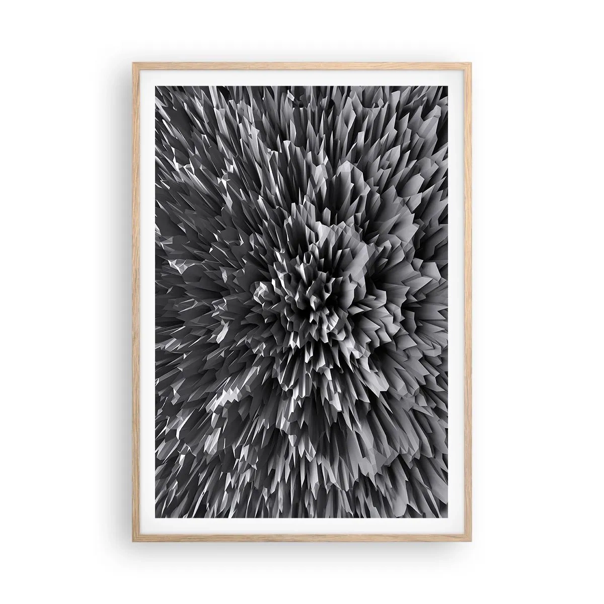 Plakát v rámu světlý dub - Ostřejší to už nebude - 70x100 cm