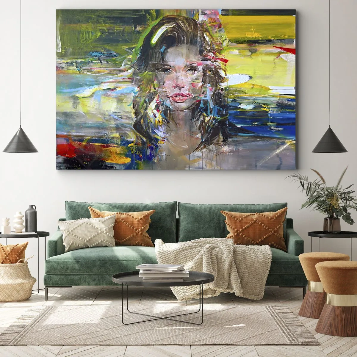 Obraz na plátně - Za závojem vzduchu - 100x70 cm
