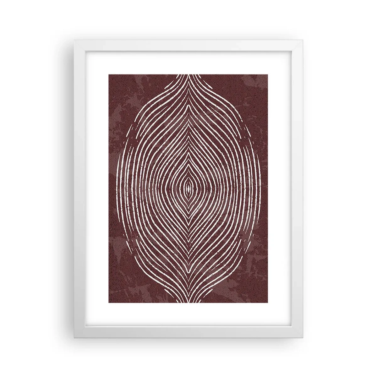 Plakát v bílém rámu - Prostor promlouvá - 30x40 cm