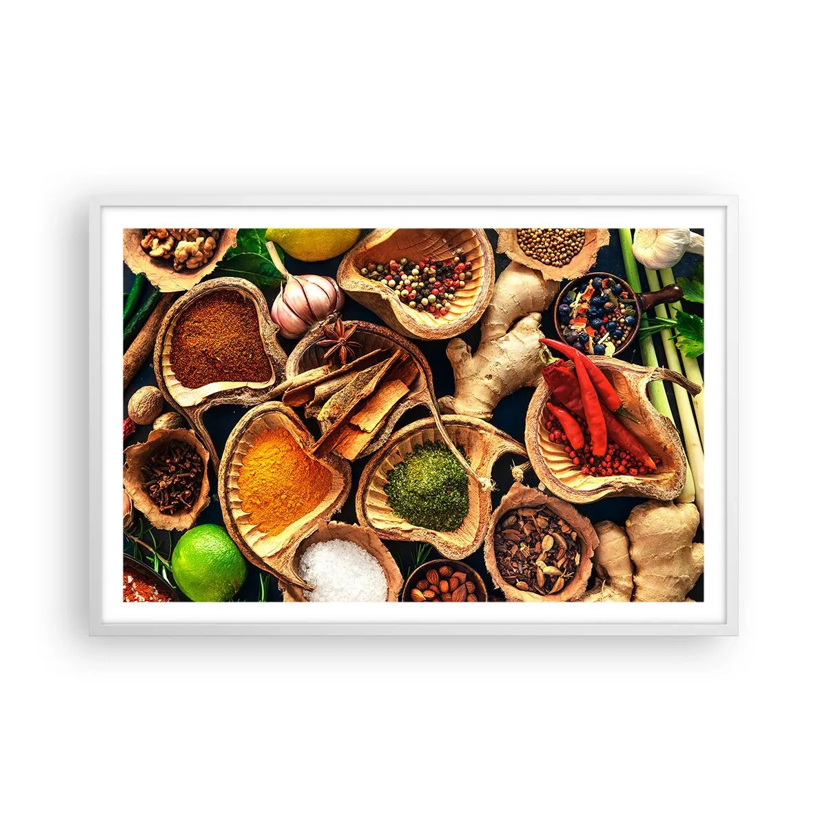 Plakát v bílém rámu - Vezmi si, co chceš - 91x61 cm