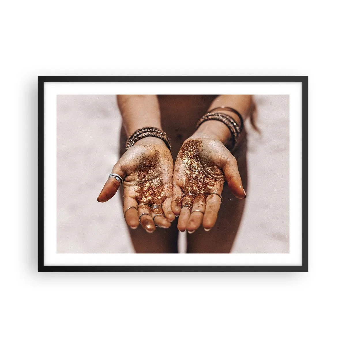 Plakát v černém rámu - Dárek pro tebe - 70x50 cm