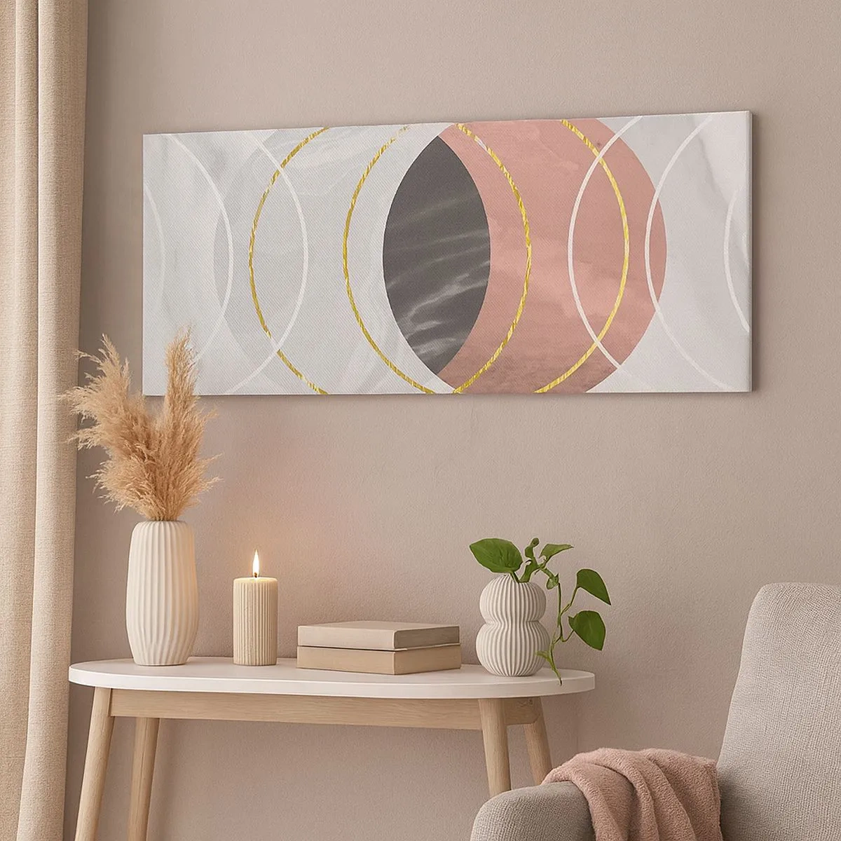 Obraz na plátně - Hudba sfér - 100x40 cm