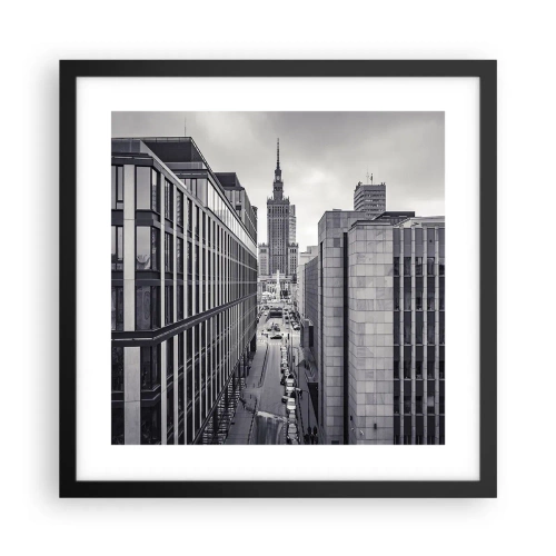 Plakát v černém rámu - Varšavské údolí - 40x40 cm