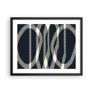 Plakát v černém rámu - Pokus o prolomení temnoty - 50x40 cm